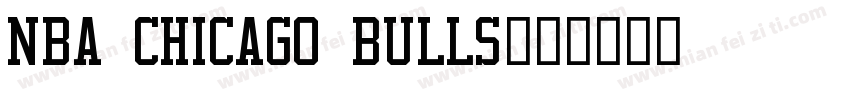 NBA Chicago Bulls字体转换